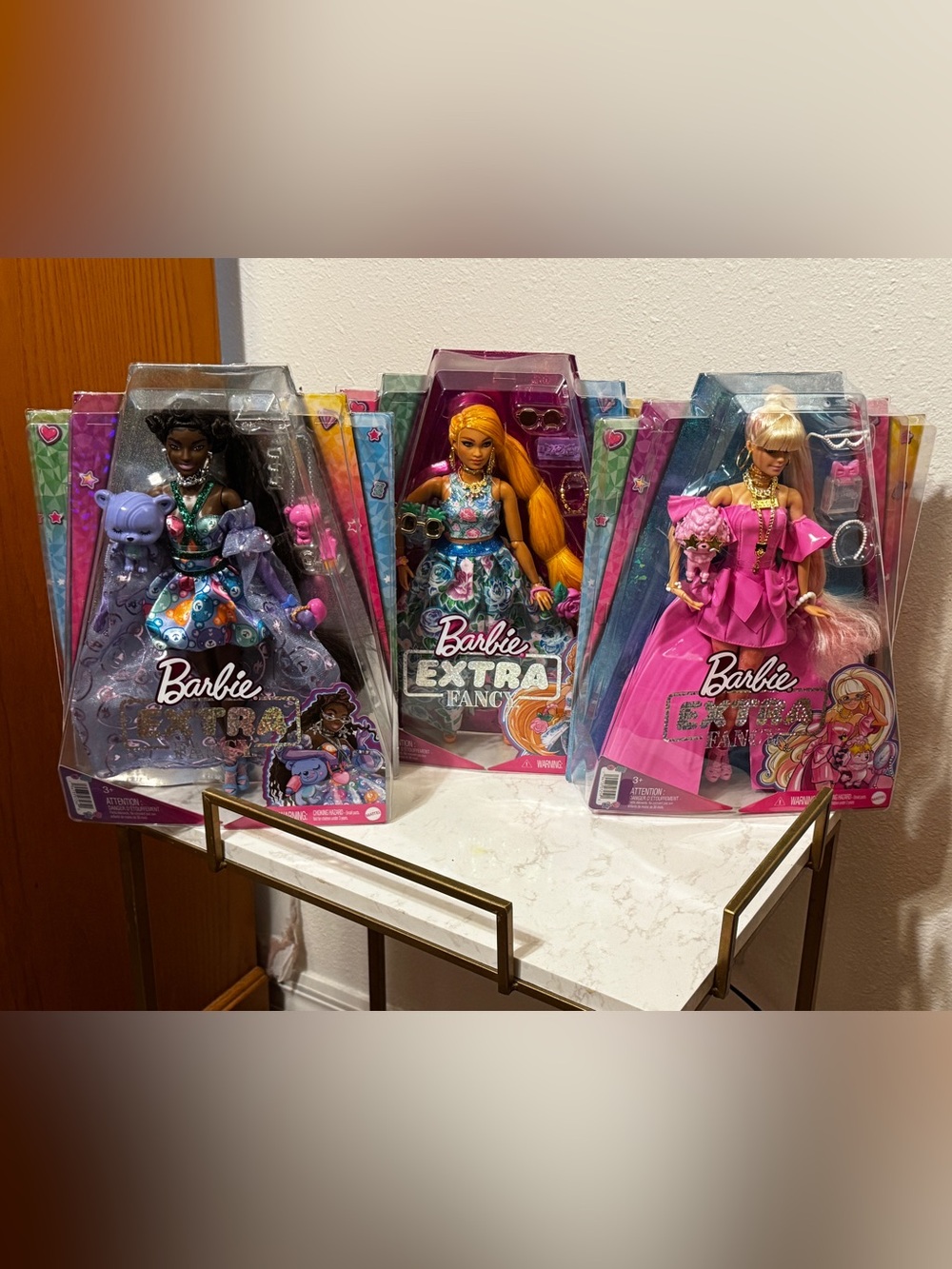 💗 Set of 3 Barbie Extra Fancy 💗